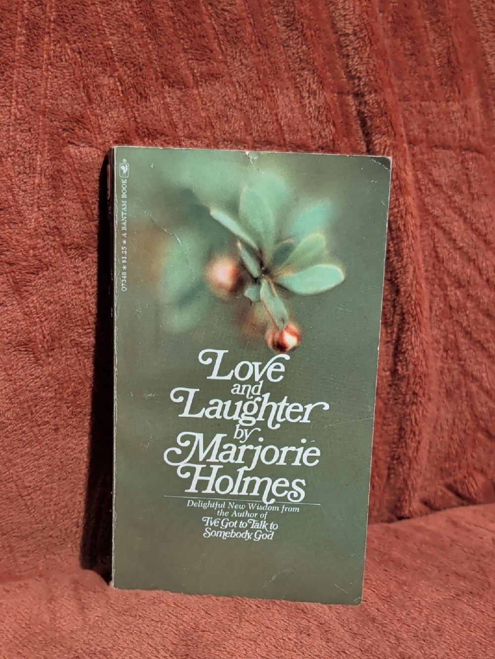 Marjorie Holmes 'Love and Laughter' Paperback Book - Green